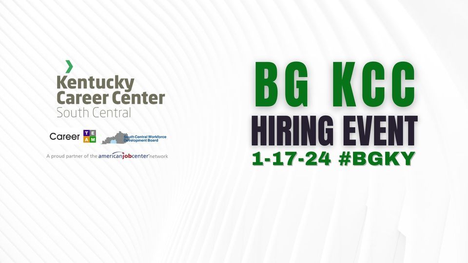 BG KCC HIRING EVENT, Bowling Green Area Career Center, January 17 2024 AllEvents.in