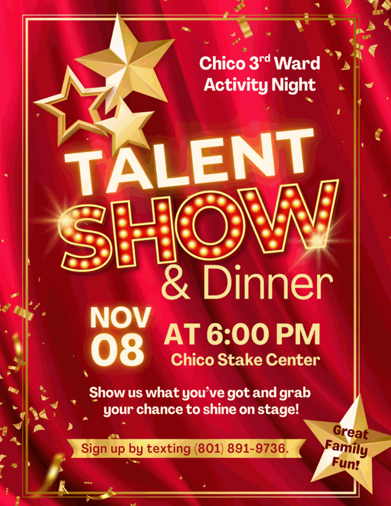C3 Ward dinner and talent show, 8 November | Event in Chico | AllEvents