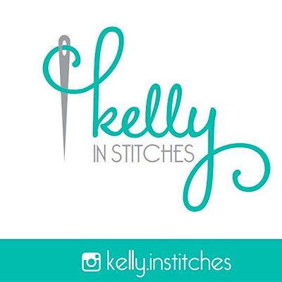 Kelly in Stitches logo