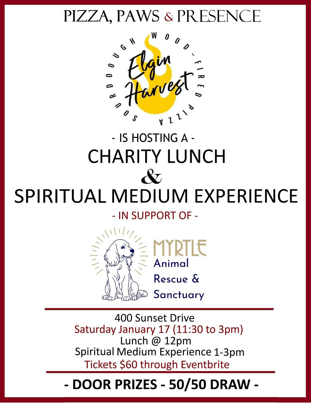 Paws, Pizza & Presence, 17 January | Event in St. Thomas | AllEvents