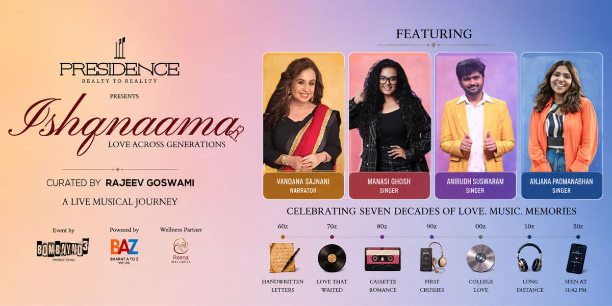 Ishqnaama - Love Across Generations — event poster