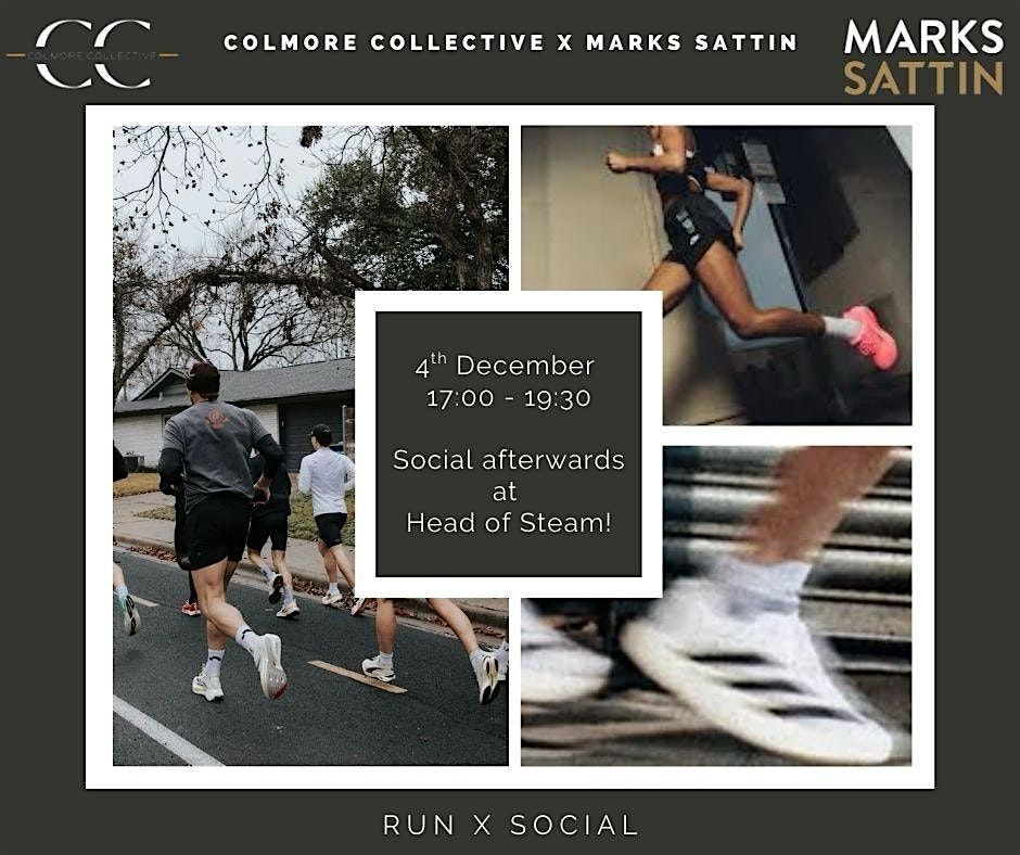 Colmore Collective X Marks Sattin Run Social, 4 December | Event in Birmingham | AllEvents
