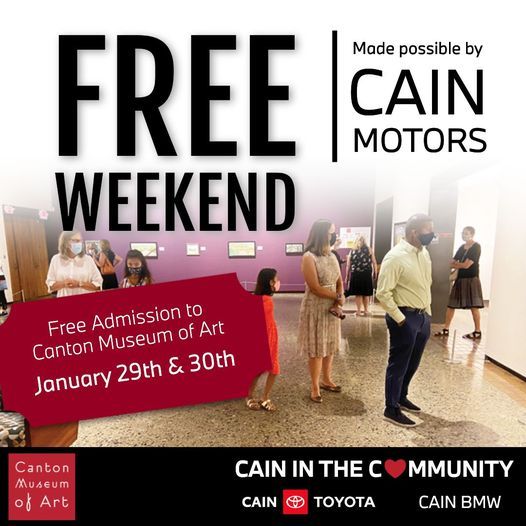 FREE ADMISSION WEEKEND courtesy of Cain ToyotaBMW, Canton FREE ADMISSION WEEKEND courtesy of Cain ToyotaBMW, Canton