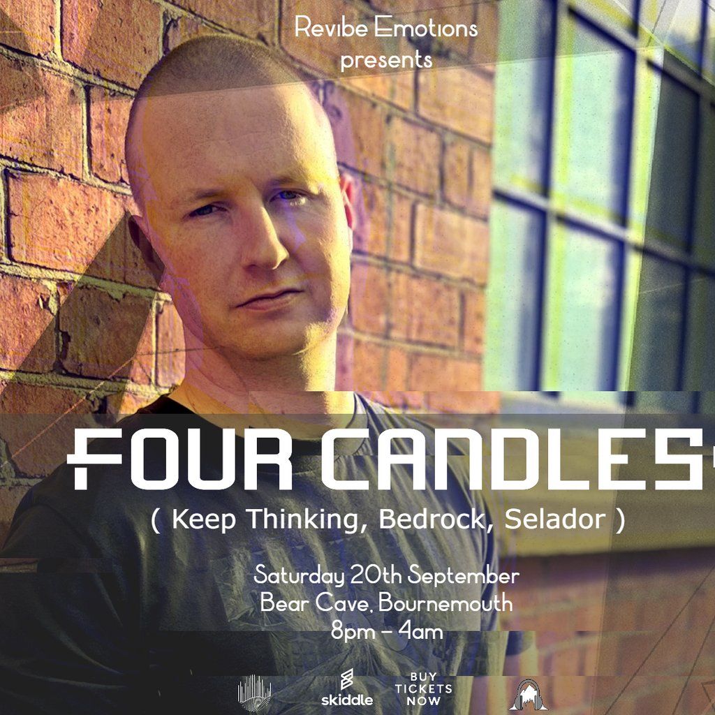 Revibe Emotions - Four Candles @ Bear Cave, Bournemouth, 20 September | Event in Bournemouth | AllEvents