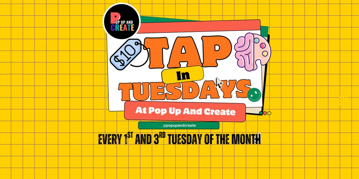 Tap In Tuesdays: Talk That Talk at Pop Up And Create, 2 December | Event in Marietta | AllEvents