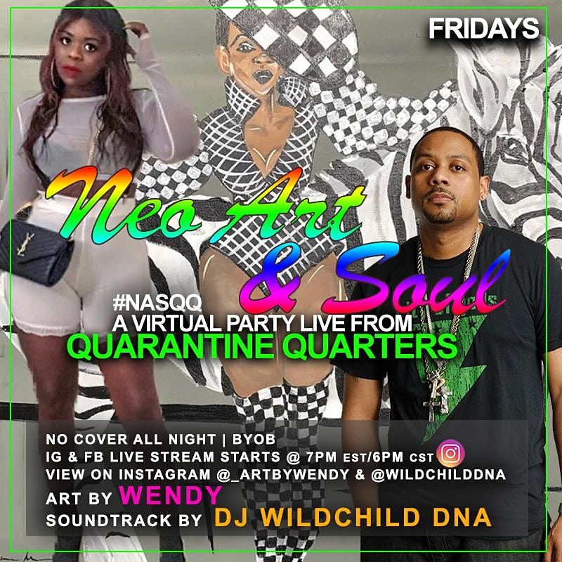 Neo Art & Soul A Virtual Sip & Paint Live from Quarantine Quarters