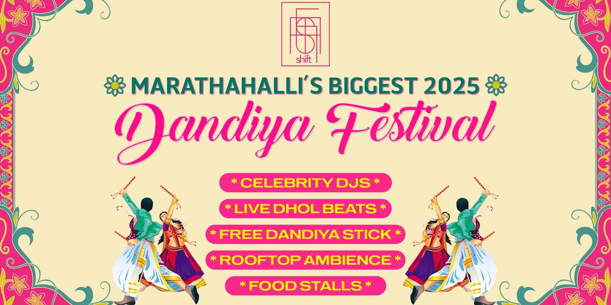 Marathahalli Luxurious Dandiya at Shift Rooftop, 30 September | Event in Bangalore | AllEvents