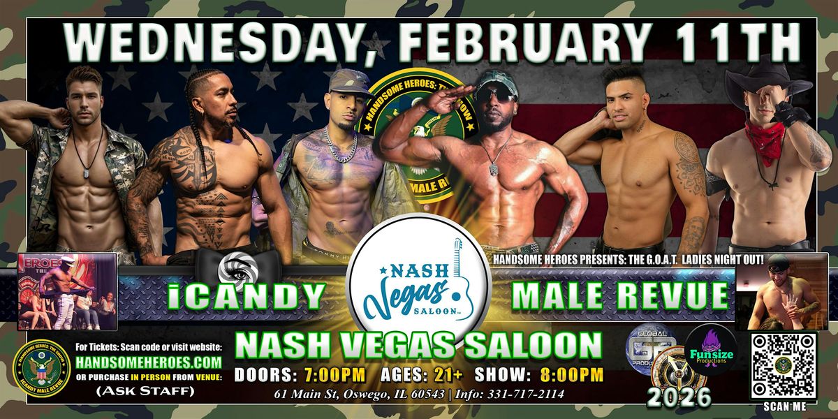 Oswego, IL - iCandy Male Revue @ Nash Vegas Saloon, 11 February | Event in Oswego | AllEvents