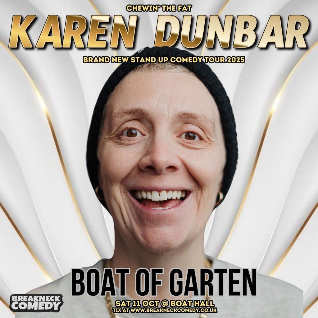 KAREN DUNBAR : Live, 11 October | Event in Aviemore | AllEvents