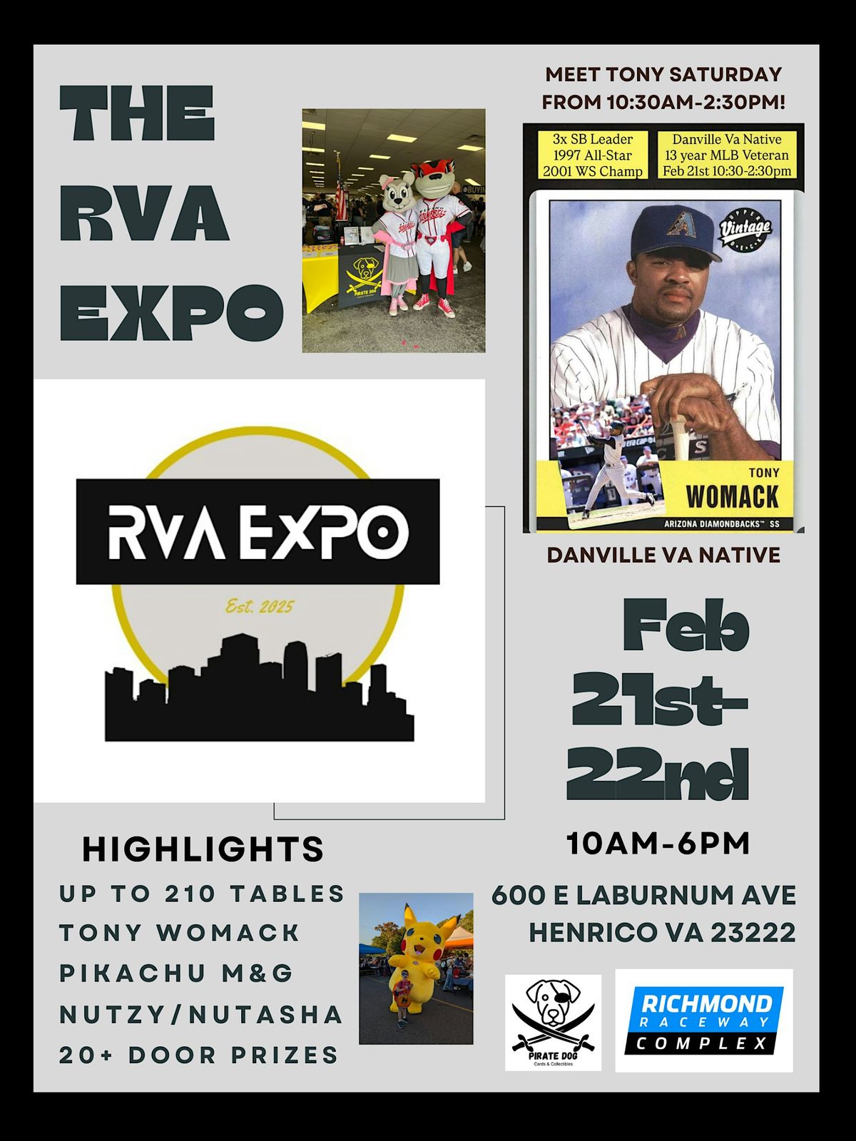 PDCC's RVA Expo Card Show 4 (Mixed Genre), 22 February | Event in Richmond | AllEvents
