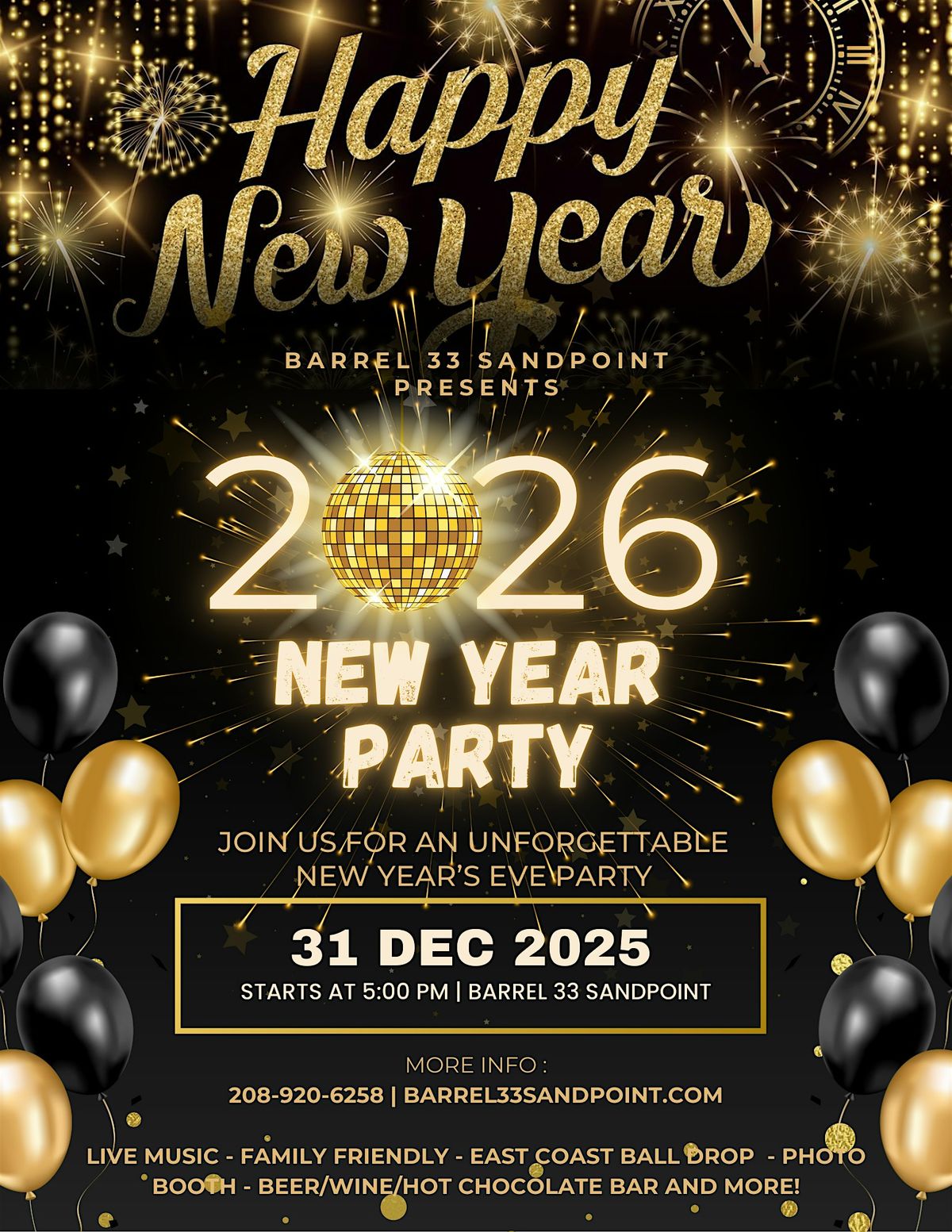 New Years Eve Party Guest List