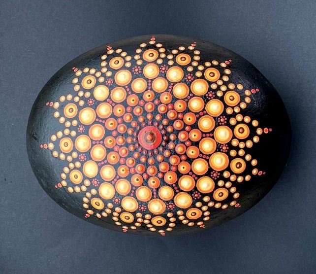 Mandala Rock Painting Nanaimo, Generations Church, Nanaimo