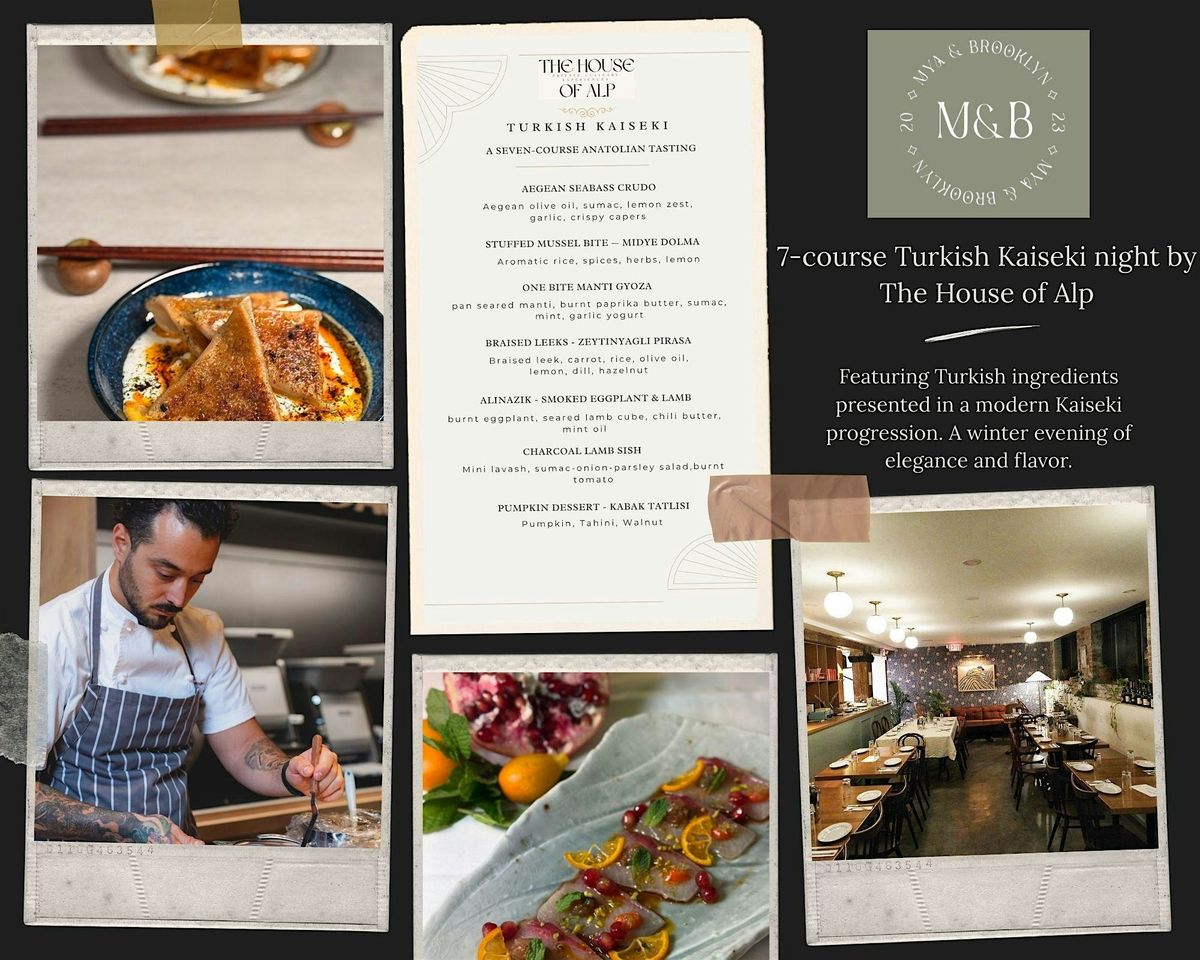 Seven Bites of Turkey: A Modern Kaiseki Experience, 17 December | Event in Brooklyn | AllEvents