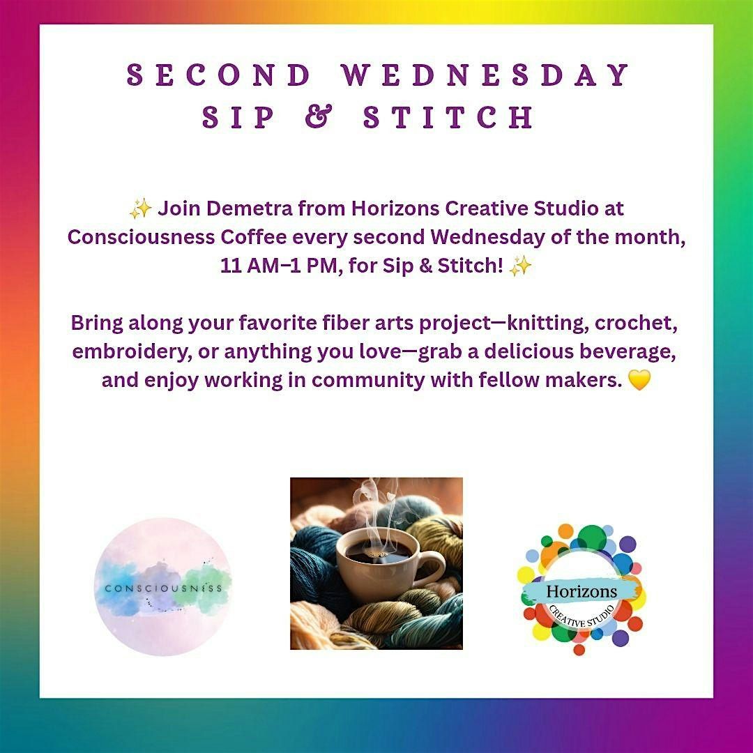 Second Wednesday Sip & Stitch | Event in Lemoyne | AllEvents