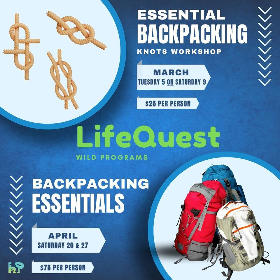 LifeQuest Wild Backpacking Knots Hilton Community Center
