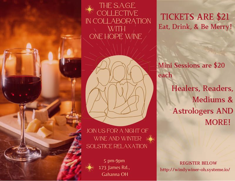 Wine & Winter Solstice, 173 James Rd Gahanna, OH 43230, December 21