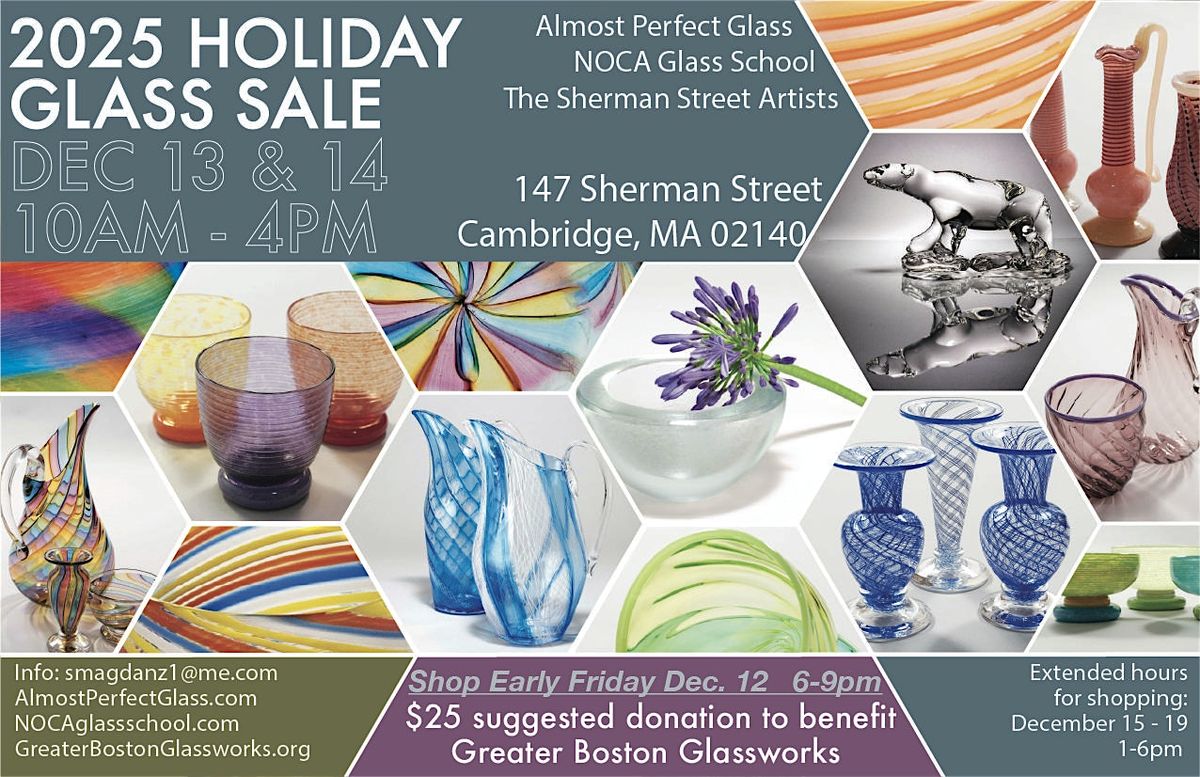 Almost Perfect Glass Holiday Sale!, 12 December | Event in Cambridge | AllEvents