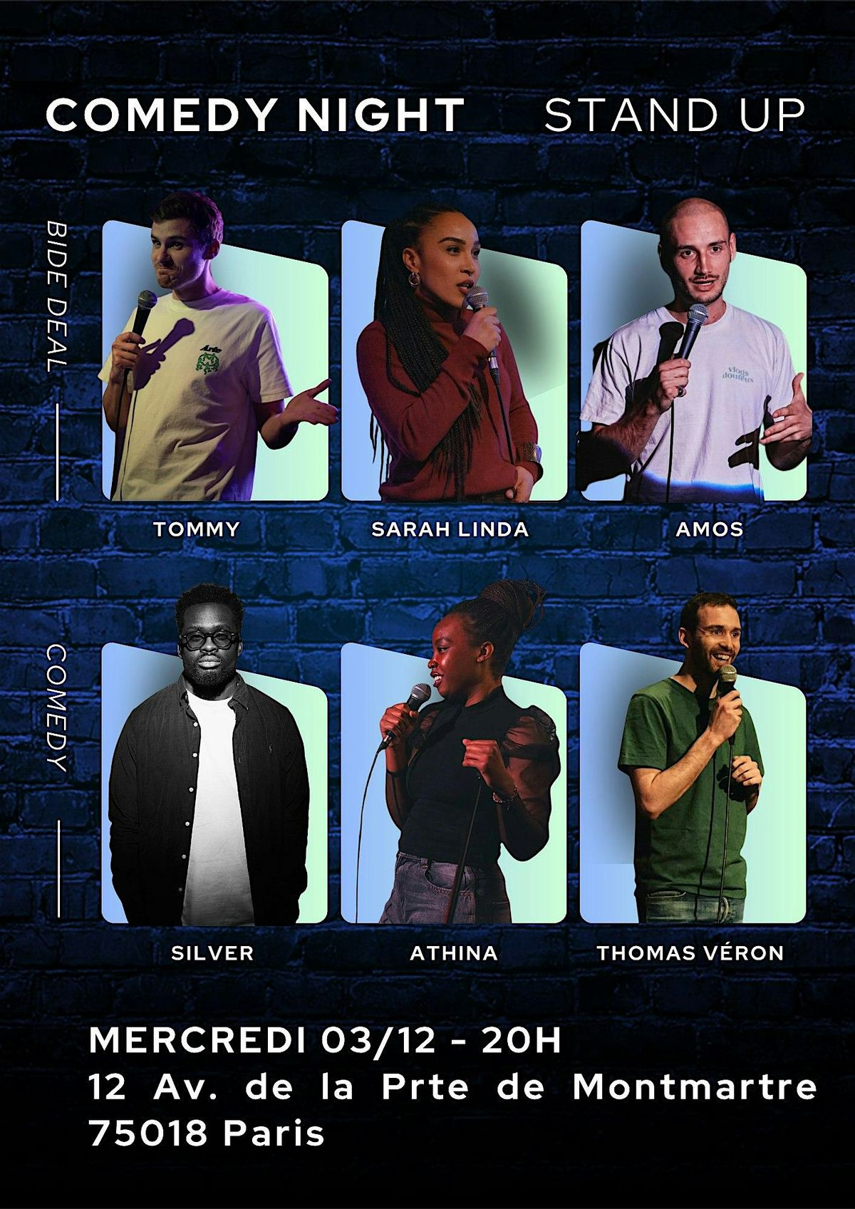 Soirée Stand up Paris 18, 3 December | Event in Paris | AllEvents