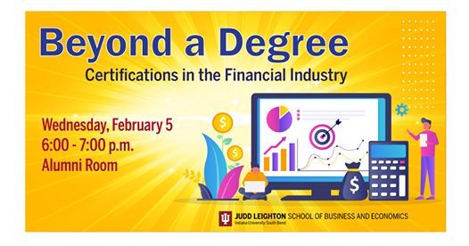 Beyond A Degree Certifications In The Financial Industry At