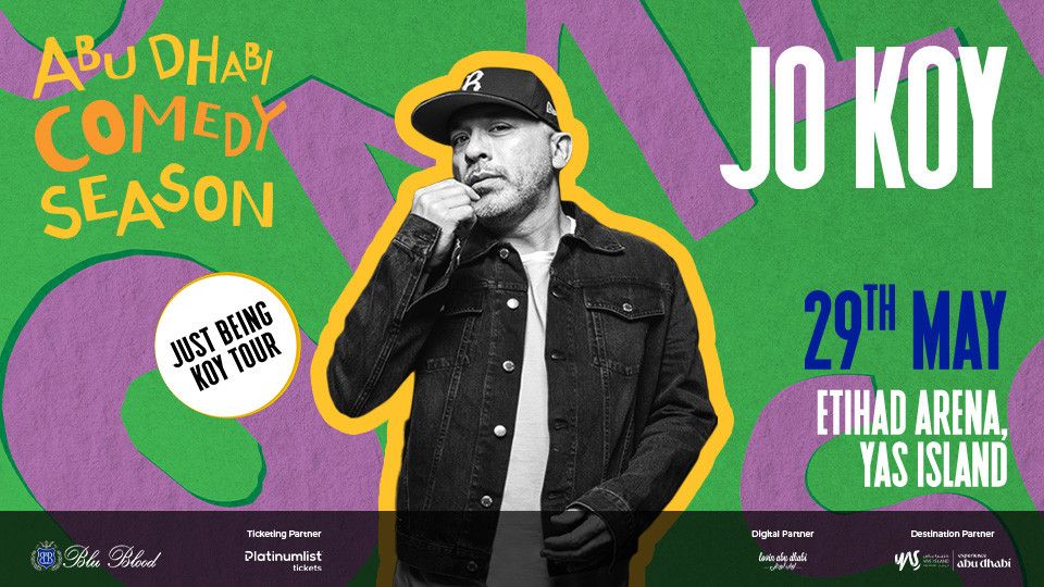 Just Being Koy Tour at Etihad Arena in Abu Dhabi, 29 May | Event in Abu Dhabi | AllEvents