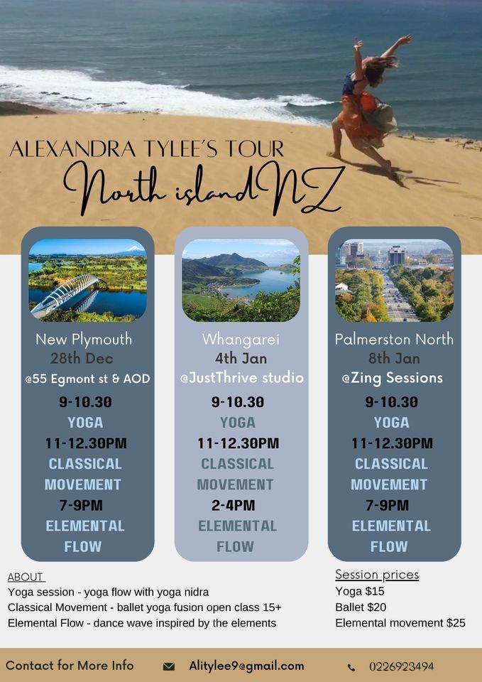 Alexandra Tylee in Palmerston North, Zing Yoga, Palmerston North