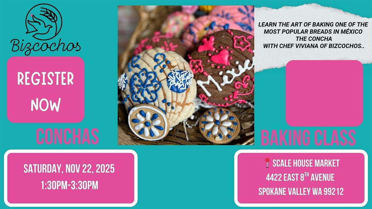Conchas Baking Class with Bizcochos, 22 November | Event in Spokane Valley | AllEvents
