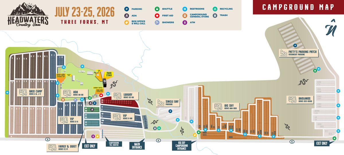 2026 Headwaters Country Jam - Multiday Pass at The Bridge at Three Forks, 23 July | Event in Cardwell | AllEvents