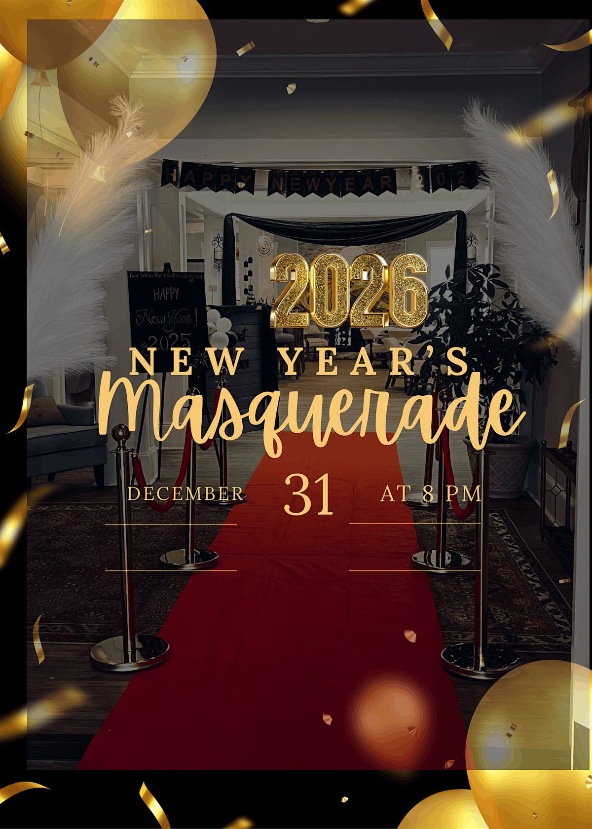 NYE Masquerade 26 @ Fair Winds Bar & Grill, 31 December | Event in Bluffton | AllEvents
