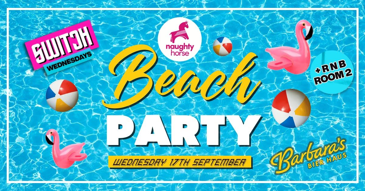 Freshers Beach Party [Switch Wednesdays], 17 September | Event in Birmingham | AllEvents