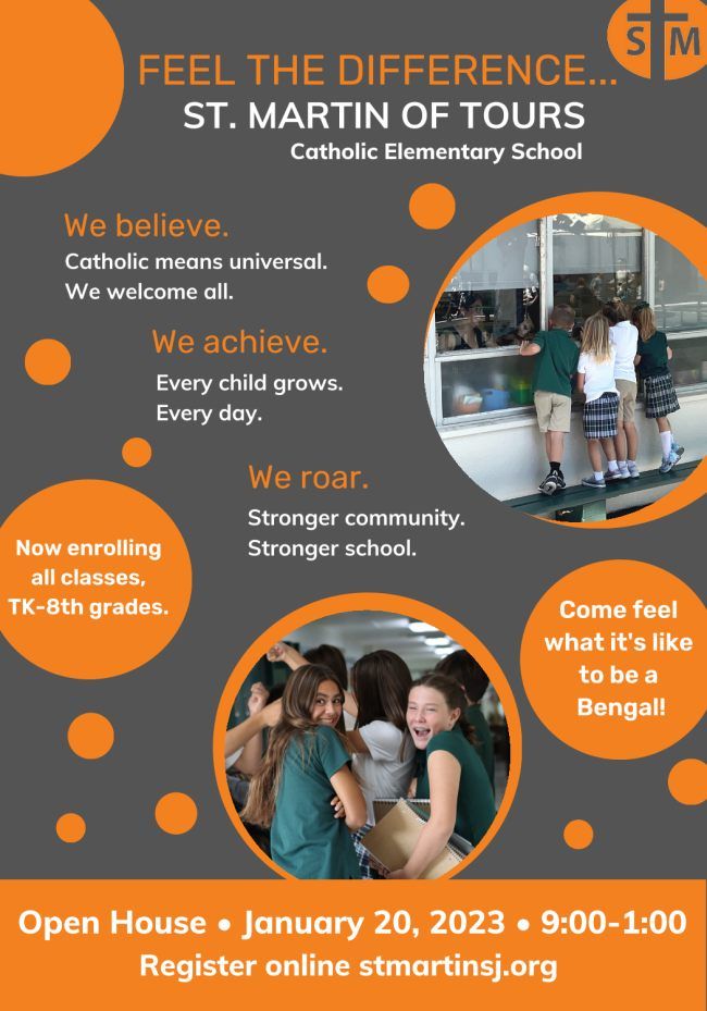St Martin of Tours School OPEN HOUSE, Saint Martin of Tours School, San