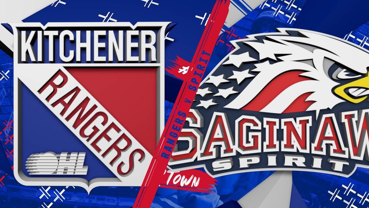 Saginaw Spirit at Kitchener Rangers at Kitchener Memorial Auditorium Complex, 7 November | Event in Kitchener