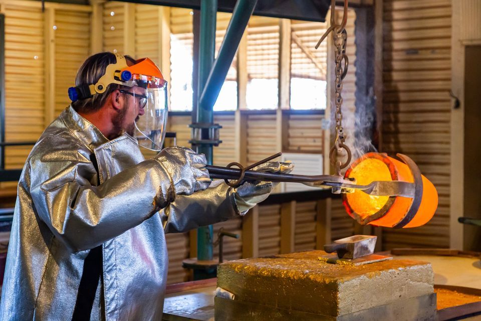 10 am Gold Pour Demonstration , Hannans North Tourist Mine