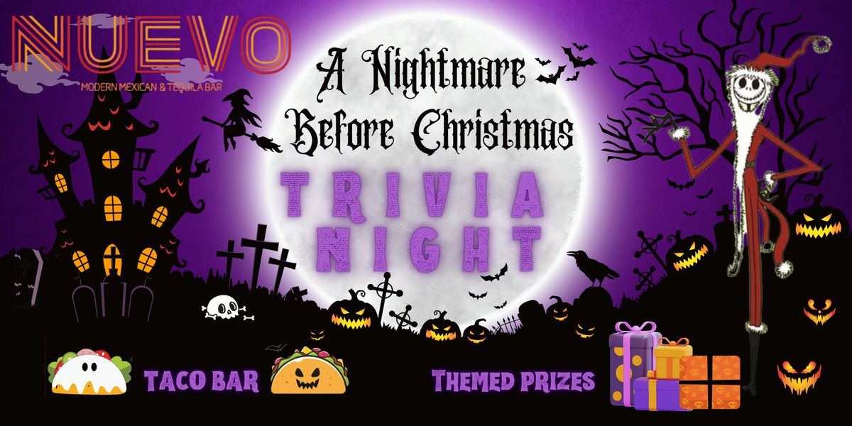 Nightmare Before Christmas Themed Tacos & Trivia!, 23 December | Event in Cleveland | AllEvents