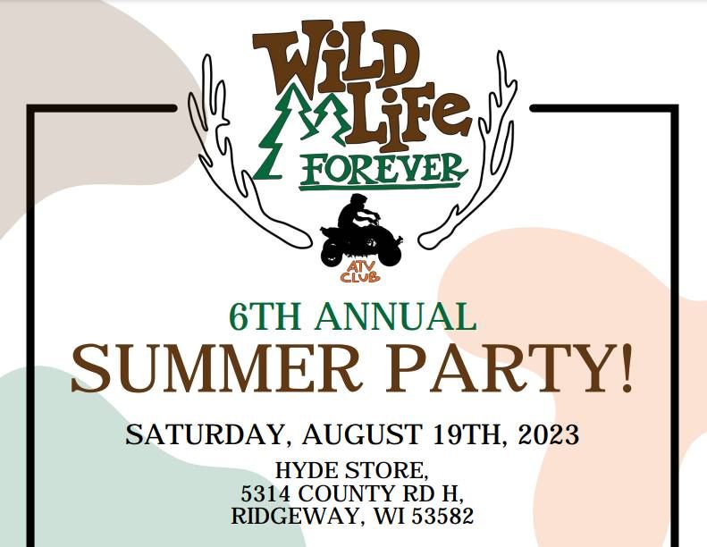 6th Annual Summer Party, Hyde Store, Ridgeway, August 19 2023