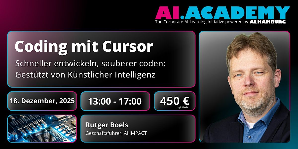 Coding mit CURSOR, 18 December | Event in Hamburg | AllEvents