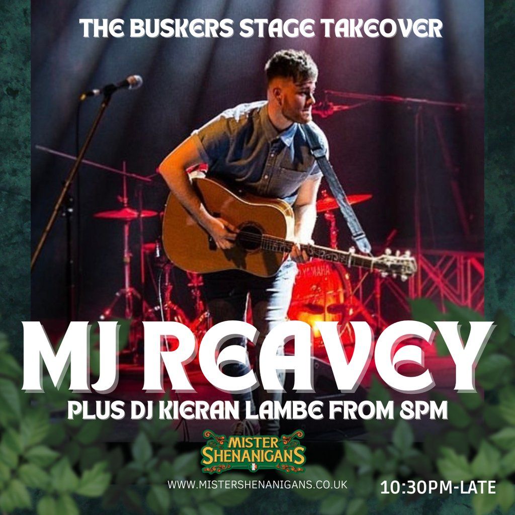 MJ Reavey Live Friday Night at Mister Shenanigans | Event in Coventry | AllEvents