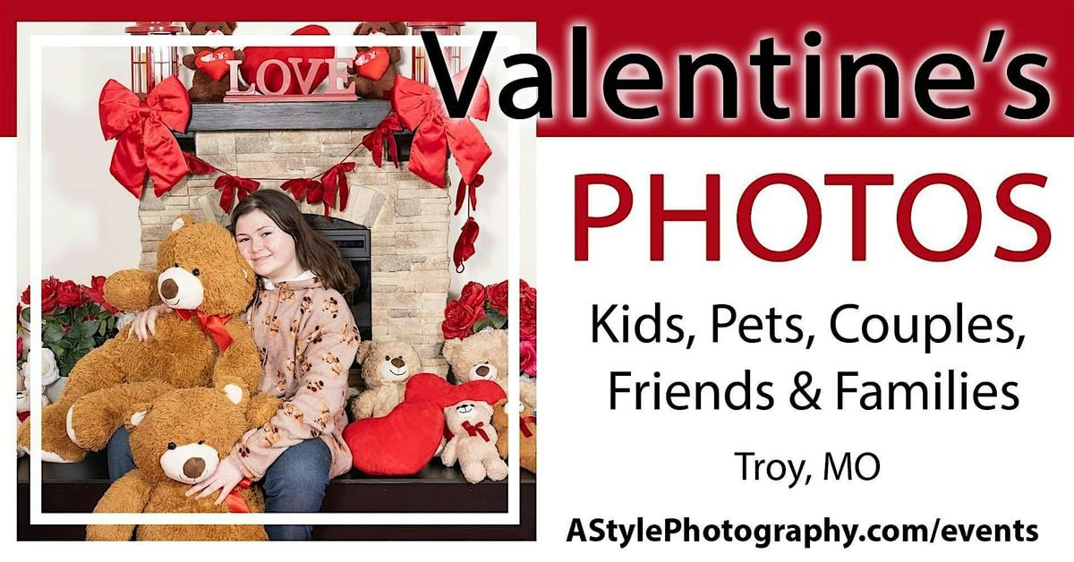 Valentines Pet and Family Photos