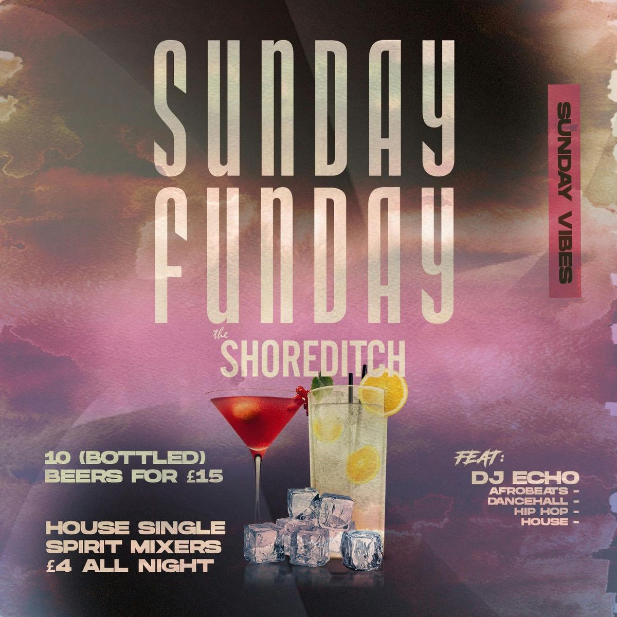 SUNDAY FUNDAY - Sunday 17th August 2025 @ The Shoreditch Bar, 17 August | Event in London | AllEvents