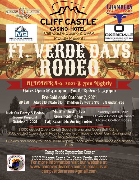 Fort Verde Days Rodeo Friday Performance Camp Verde Arena Association October 8 2021 Allevents In Championship Prizes For Ram Rodeo 2022