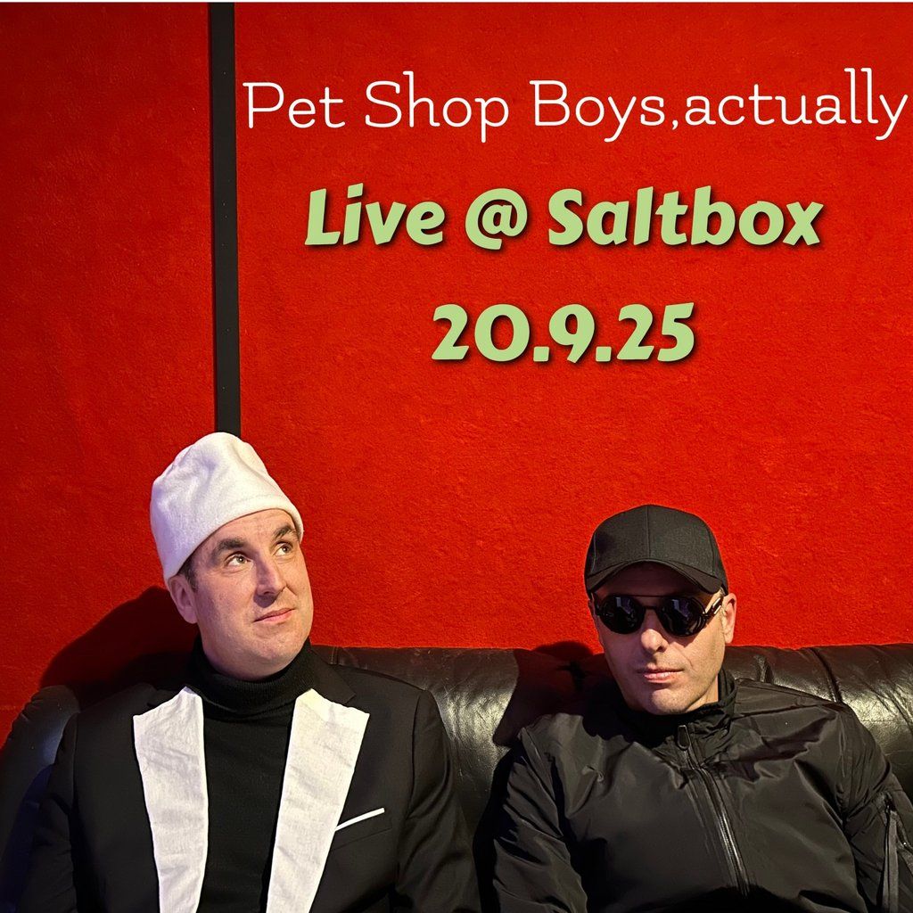 Pet Shop Boys, actually: Live & Satlbox Nottingham, 20 September | Event in Nottingham | AllEvents