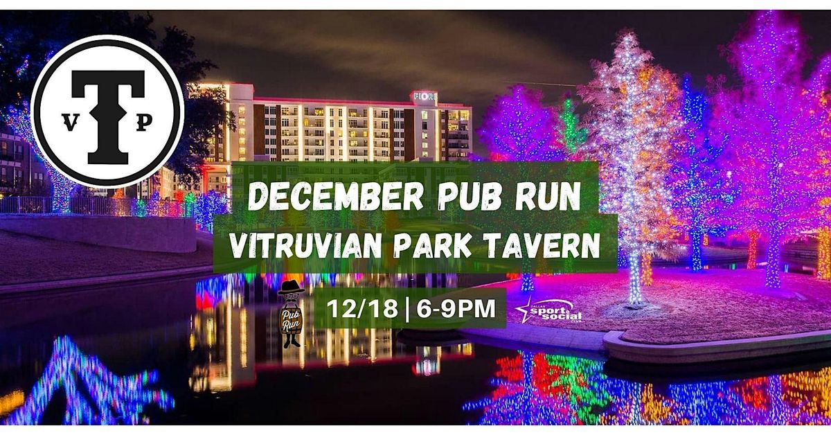 December Pub Run: Vitruvian Park Tavern, 18 December | Event in Addison | AllEvents