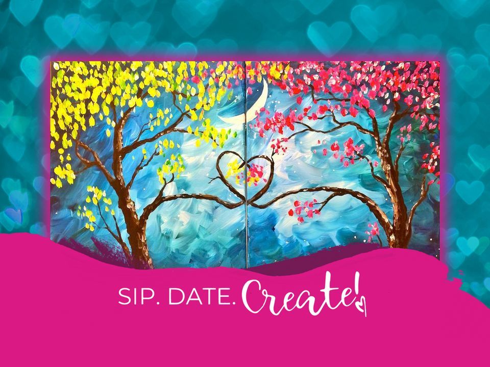 Valentines Day Paint Date, Painting with a Twist (8804 N Michigan Rd