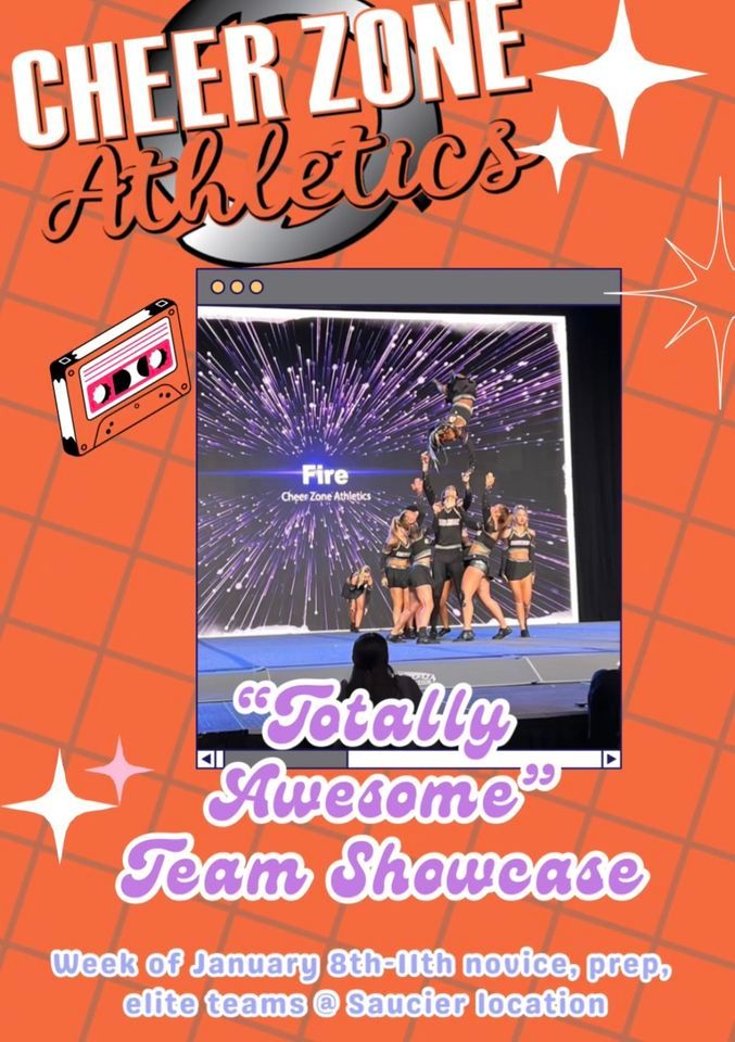 20232024 Cheer Zone Athletics Showcase, Cheer Zone Athletics, Saucier, January 8 to January 11