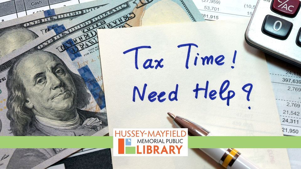AARP Tax Preparation, HusseyMayfield Public Library, Zionsville, 2