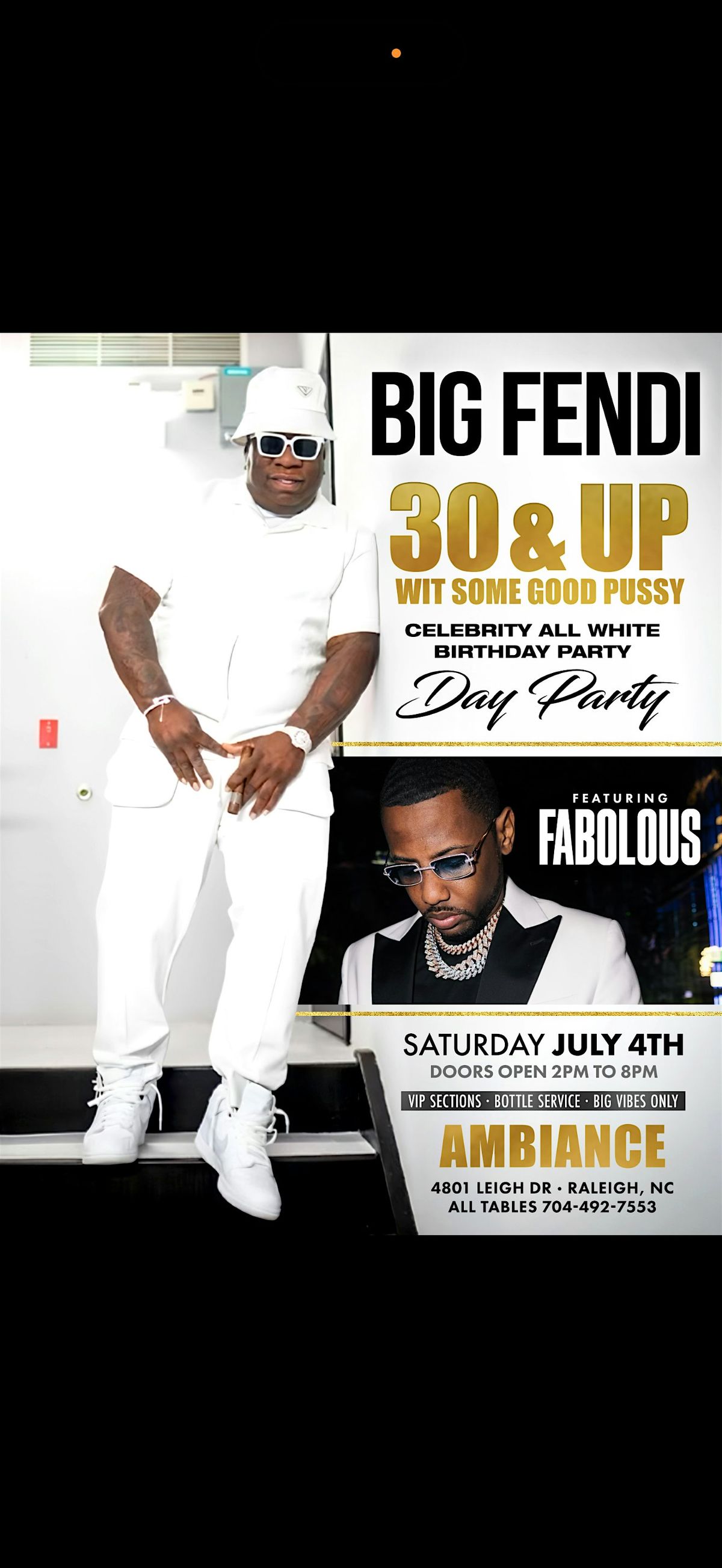 FABOLOUS ALL WHITE 4TH OF JULY DAY PARTY