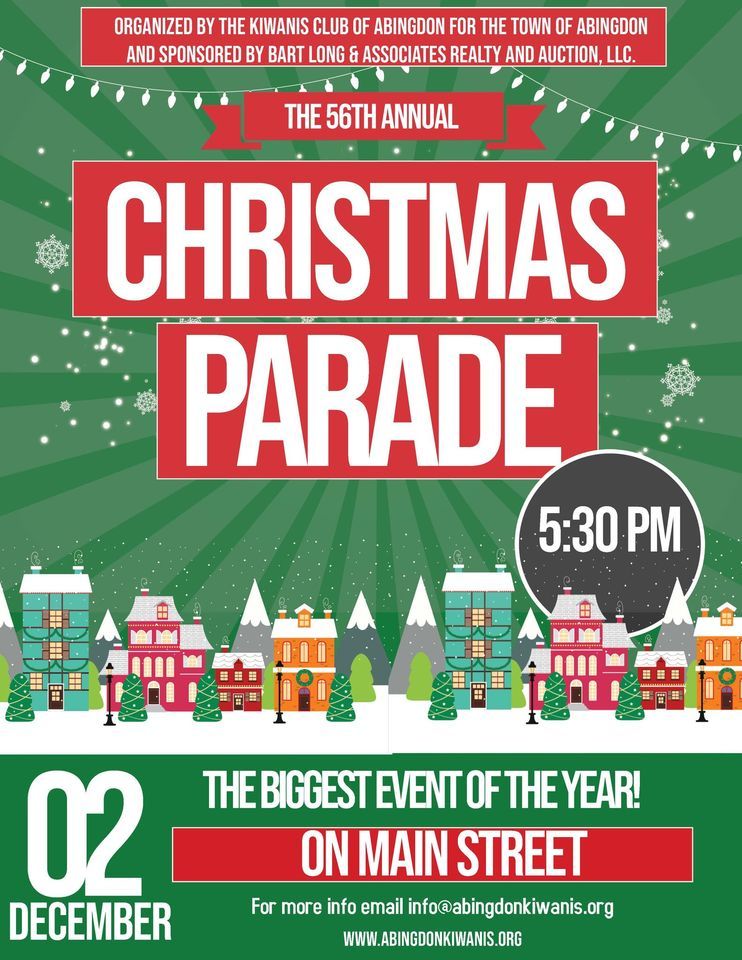56th Annual Christmas Parade, Abingdon V.A, December 2 2023 | AllEvents.in