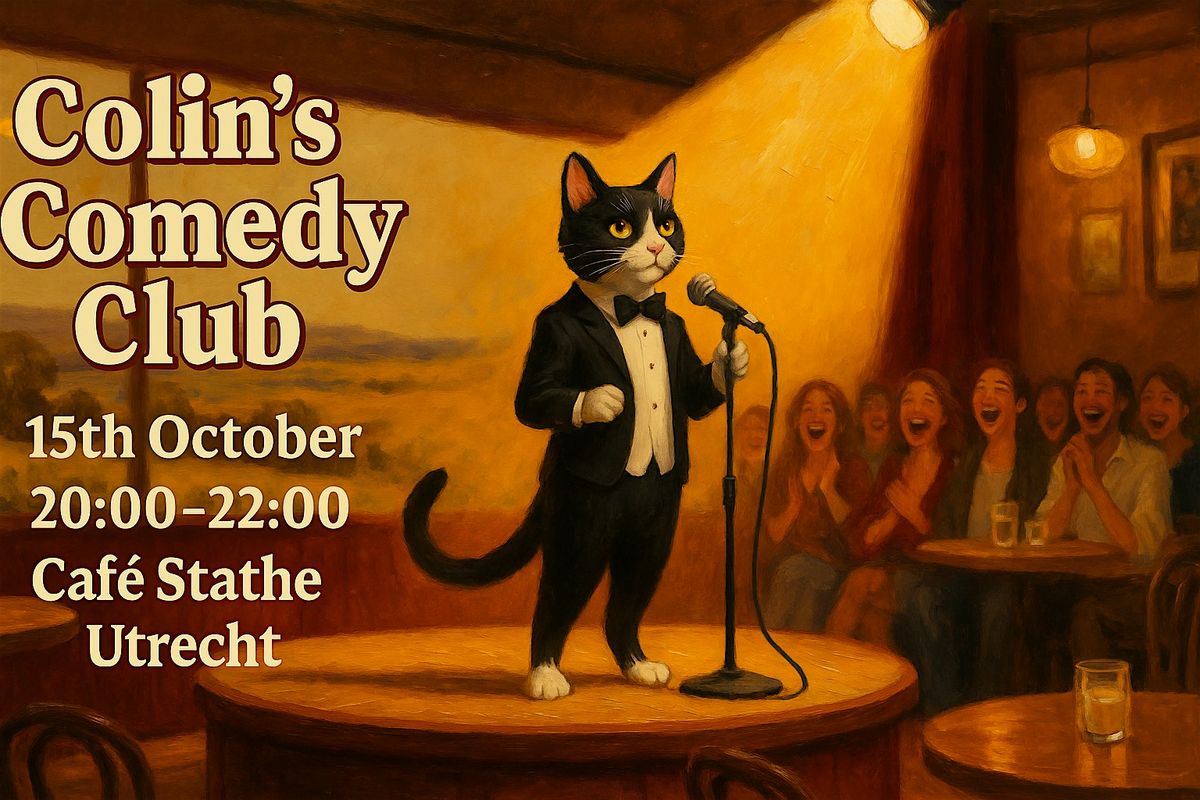 Free English Stand-up Comedy Open Mic @ Colin's Comedy Club, 26 November | Event in Utrecht | AllEvents