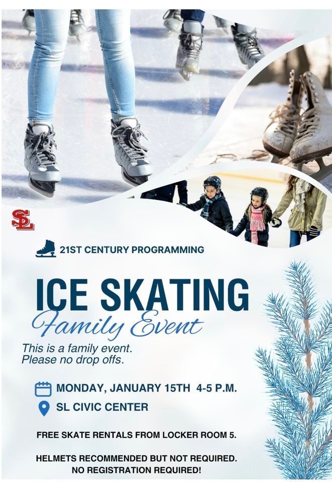 Saranac Lake School District Family Skating, Saranac Lake Civic Center
