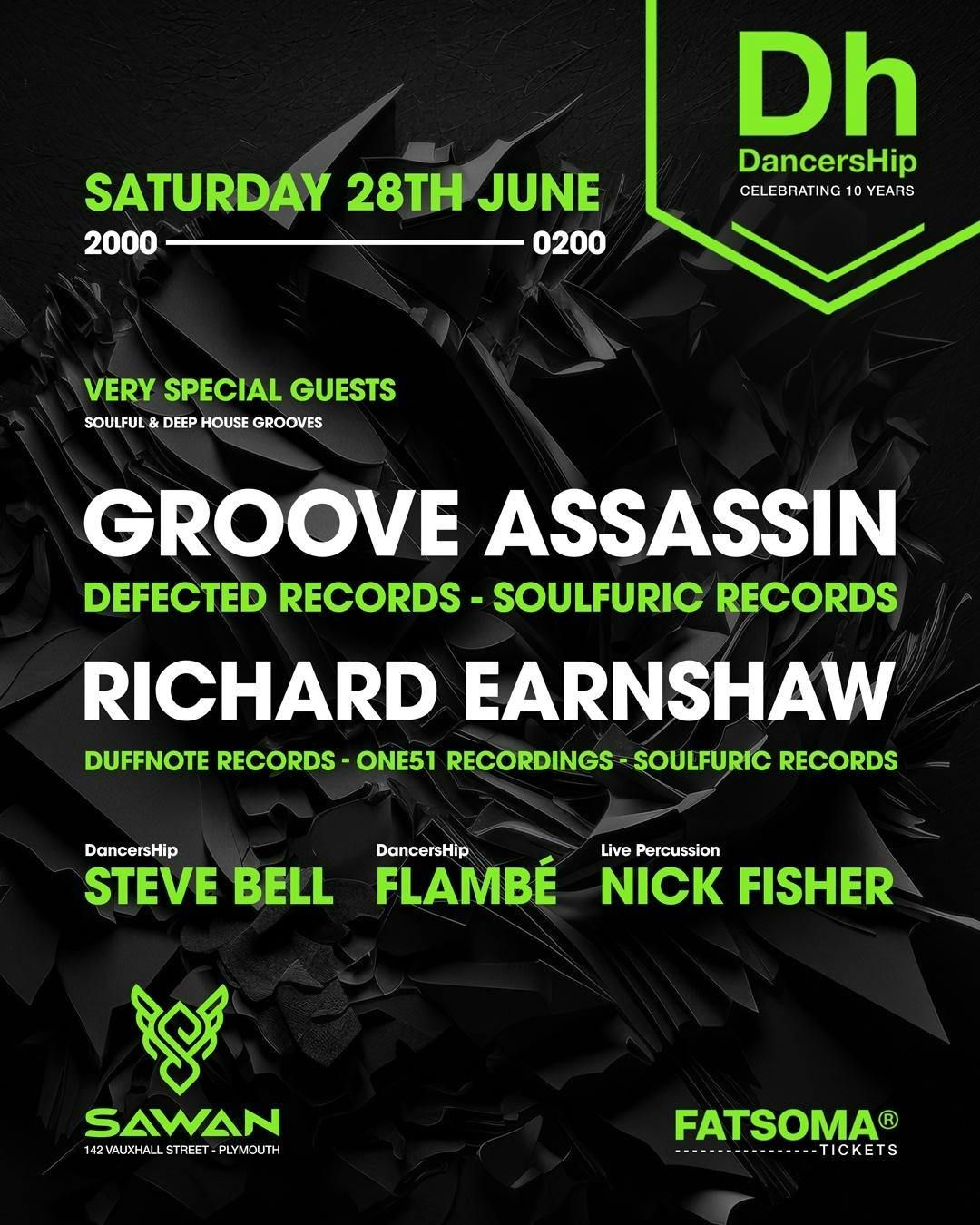 DancersHip - Groove Assassin &amp; Richard Earnshaw , 28 June | Event in Plymouth | AllEvents