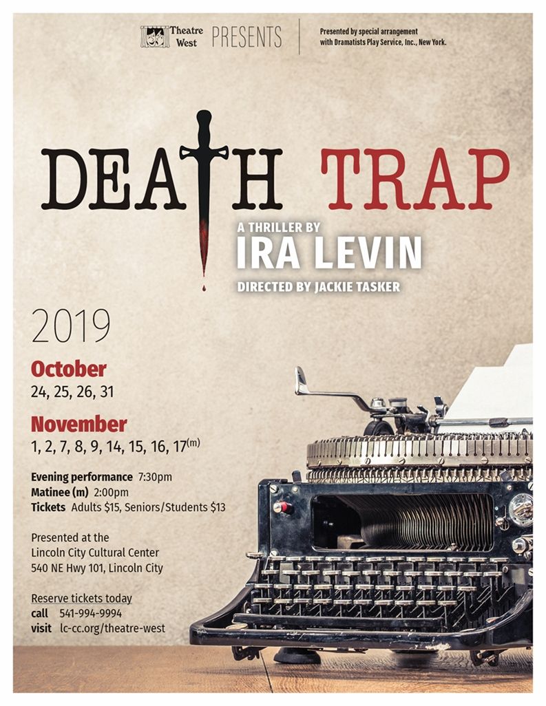 Deathrap at Barter Theatre - Gilliam Stage, 19 September | Event in Abingdon | AllEvents